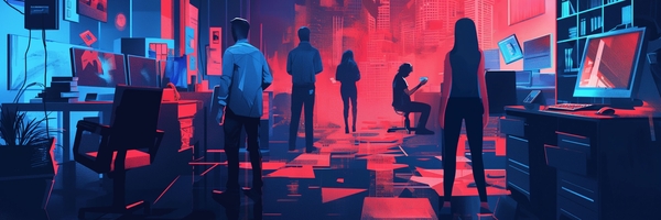 Illustration: Zukunft der Arbeit