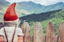 Zwerg in Landschaftsbild