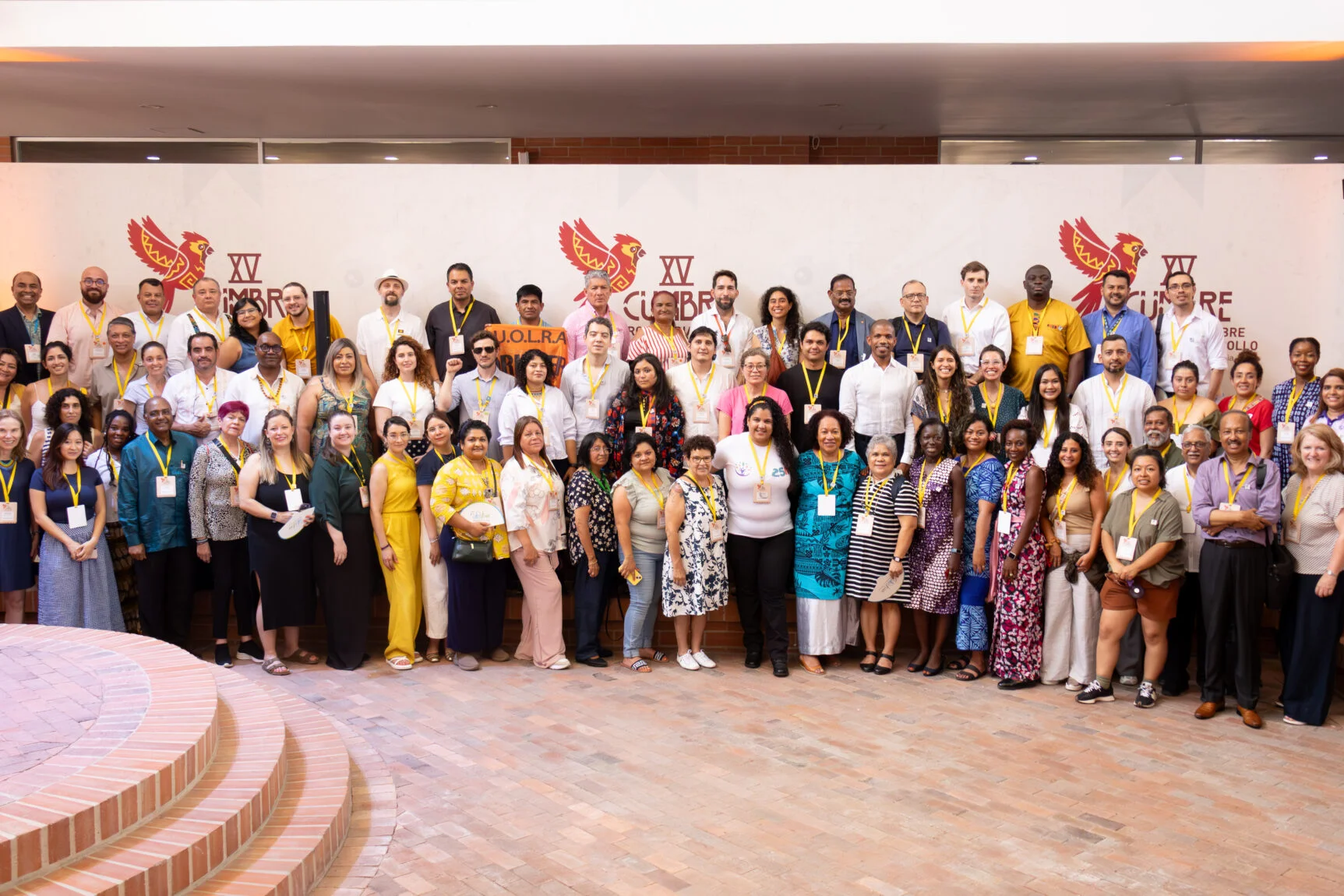 Civil Society Mechanism delegation at the 15th GFMD Summit in Riohacha, Colombia