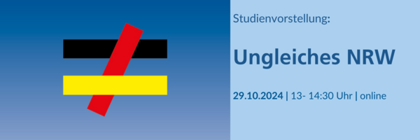 Ungleichzeichen mit Titel Ungleiches NRW 