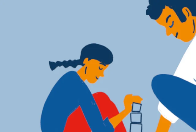 Illustration einer Familie, Titelbild der Studie