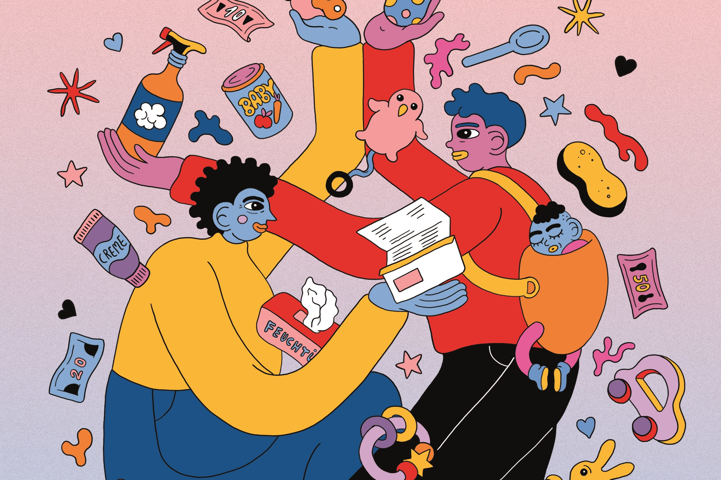 Illustration zu Elterngeld