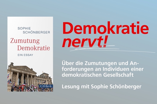 Header zur Lesung Demokratie nervt 