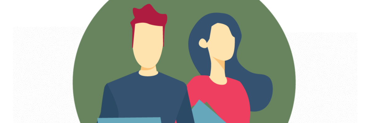 Das Bild zeigt einen jungen Mann und eine junge Frau