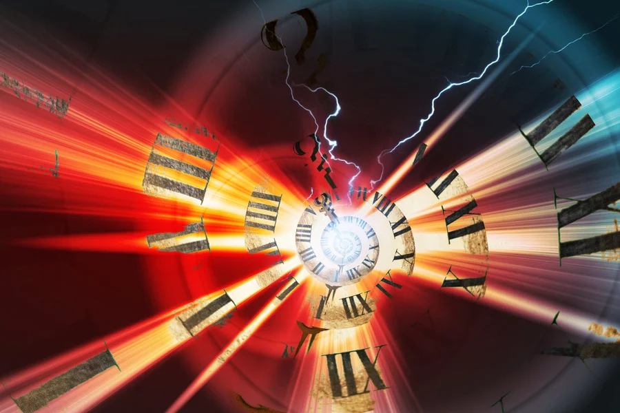 Grafik einer Uhr