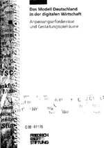 Das Modell Deutschland in der digitalen Wirtschaft