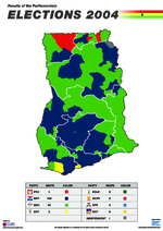 Results of the parliamentary elections 2004