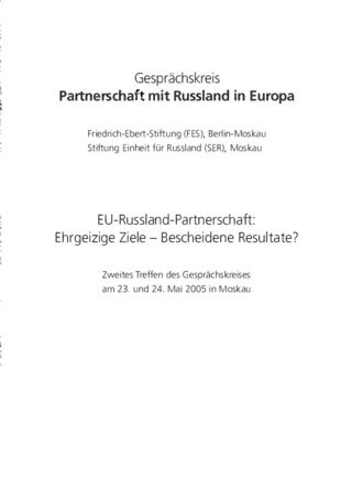 EU-Russland-Partnerschaft