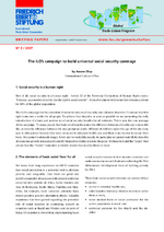 The ILO's campaign to build universal social security coverage