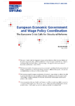 European economic government and wage policy coordination