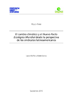 El cambio climático y el Nuevo Pacto Ecológico Mundial desde la perspectiva de los sindicatos latinoamericanos