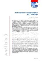 Panorama del sindicalismo en Colombia