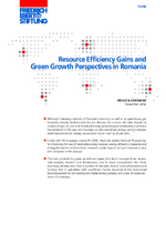 Resource efficiency gains and green growth perspectives in Romania