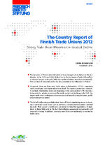 The country report of Finnish trade unions 2012