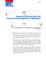 Resource efficiency gains and green growth perspectives in Macedonia
