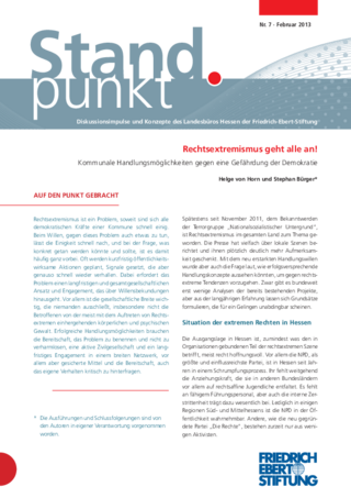 Rechtsextremismus geht alle an!