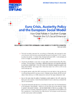 Euro crisis, austerity policy and the European social model