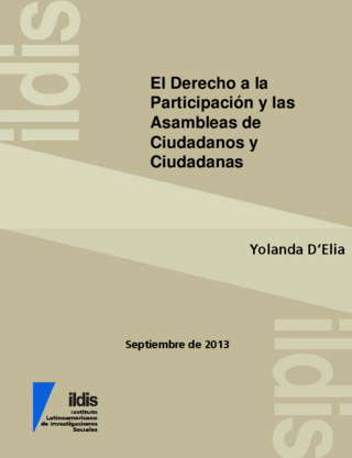 El derecho a la participación y las asambleas de ciudadanos y ciudadanas