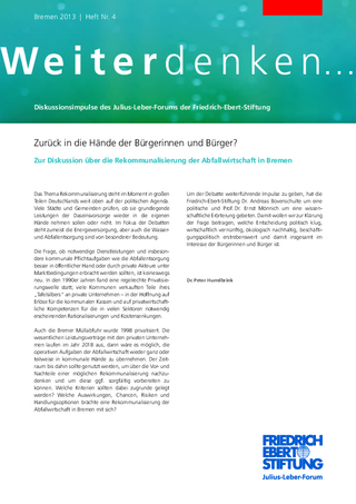 Zurück in die Hände der Bürgerinnen und Bürger?