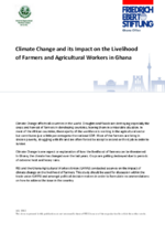 Climate change and its impact on the livelihood of farmers and agricultural workers in Ghana
