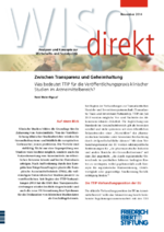 Zwischen Transparenz und Geheimhaltung