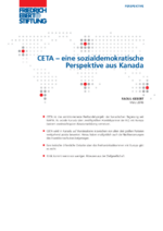 CETA - eine sozialdemokratische Perspektive aus Kanada