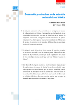 Desarrollo y estructura de la industria automotriz en México