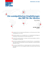 Die sozialpolitischen Empfehlungen des IWF für die Ukraine