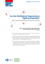 Are the multilateral organizations fighting inequality?