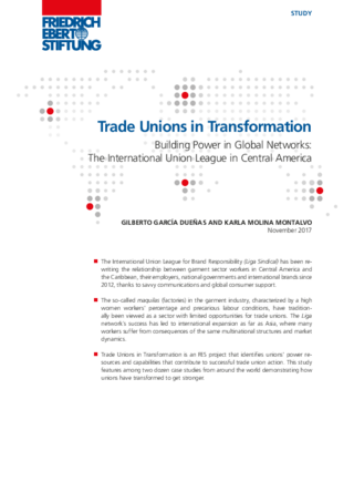 Trade unions in transformation