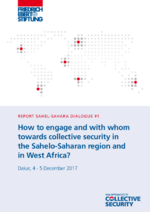 How to engage and with whom towards collective security in the Sahelo-Saharan region and in West Africa?
