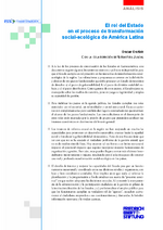 El rol del Estado en el proceso de transformación social-ecológica de América Latina