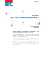 Greece: On a new "mission impossible"?