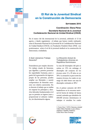 El rol de la juventud sindical en la construcción de democracia