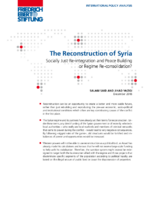 The reconstruction of Syria