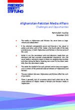 Afghanistan-Pakistan media affairs