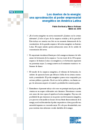 Los dueños de la energía