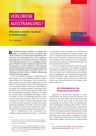 Verlorene Ausstrahlung?