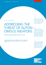 Addressing the threat of autonomous weapons