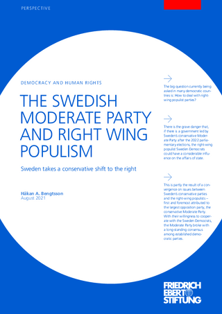 The Swedish moderate party and right wing populism