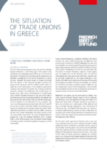 The situation of trade unions in Greece