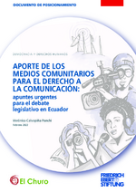 Aporte de los medios comunitarios para el derecho a la comunicación