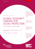 Global solidarity funding for social protection