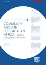 Community media in Sub-Saharan Africa - Part 2