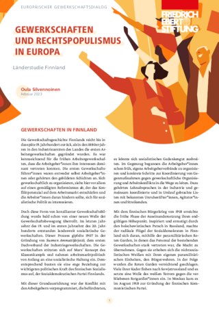 Gewerkschaften und Rechtspopulismus in Europa