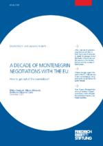 A decade of Montenegrin negotiations with the EU