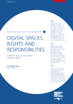 Digital spaces, rights and responsibilities