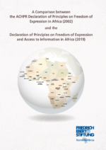 A comparison between the ACHPR Declaration of Principles on Freedom of Expression in Africa (2002) and the Declaration of Principles on Freedom of Expression and Access to Information in Africa (2019)