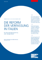 Die Reform der Verfassung in Italien