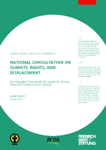 National consultation on climate, rights, and displacement